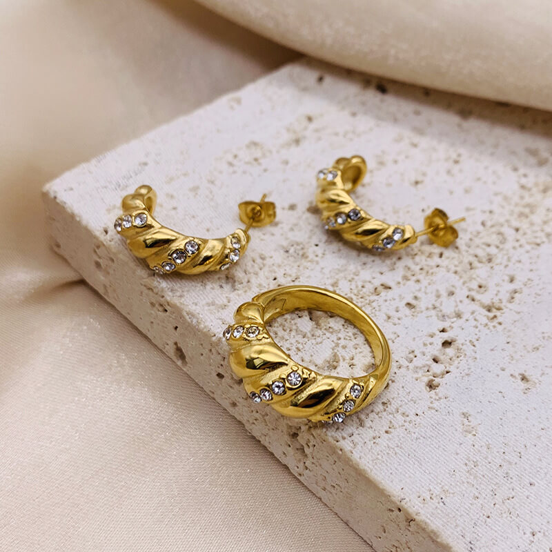 Buy Sterling Silver Butterfly Shape Earrings, Gold Earrings – Crown  Minimalist